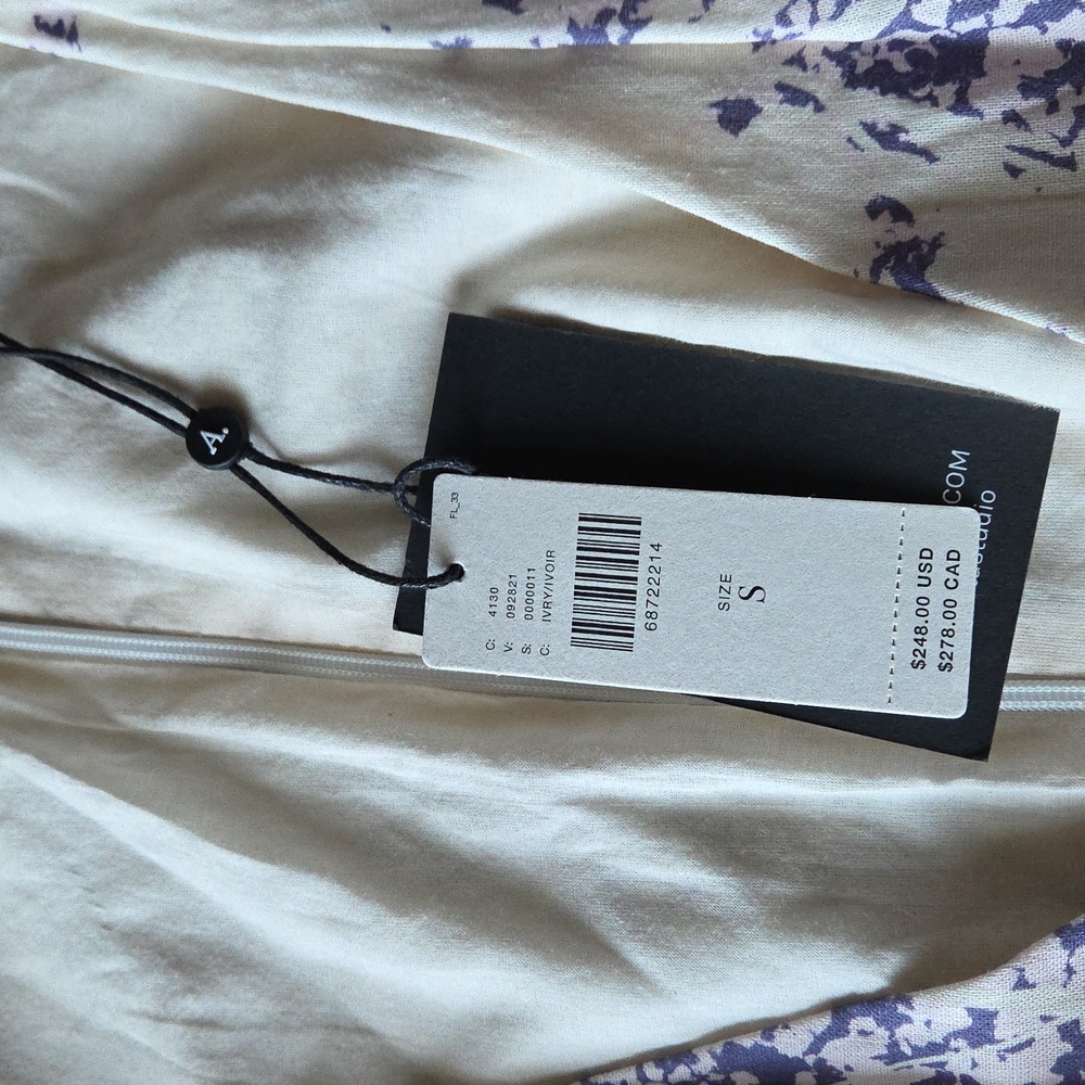 Anthropologie X Aureta Side Cut Out Midi Dress, NWT, Small - Picture 5 of 8